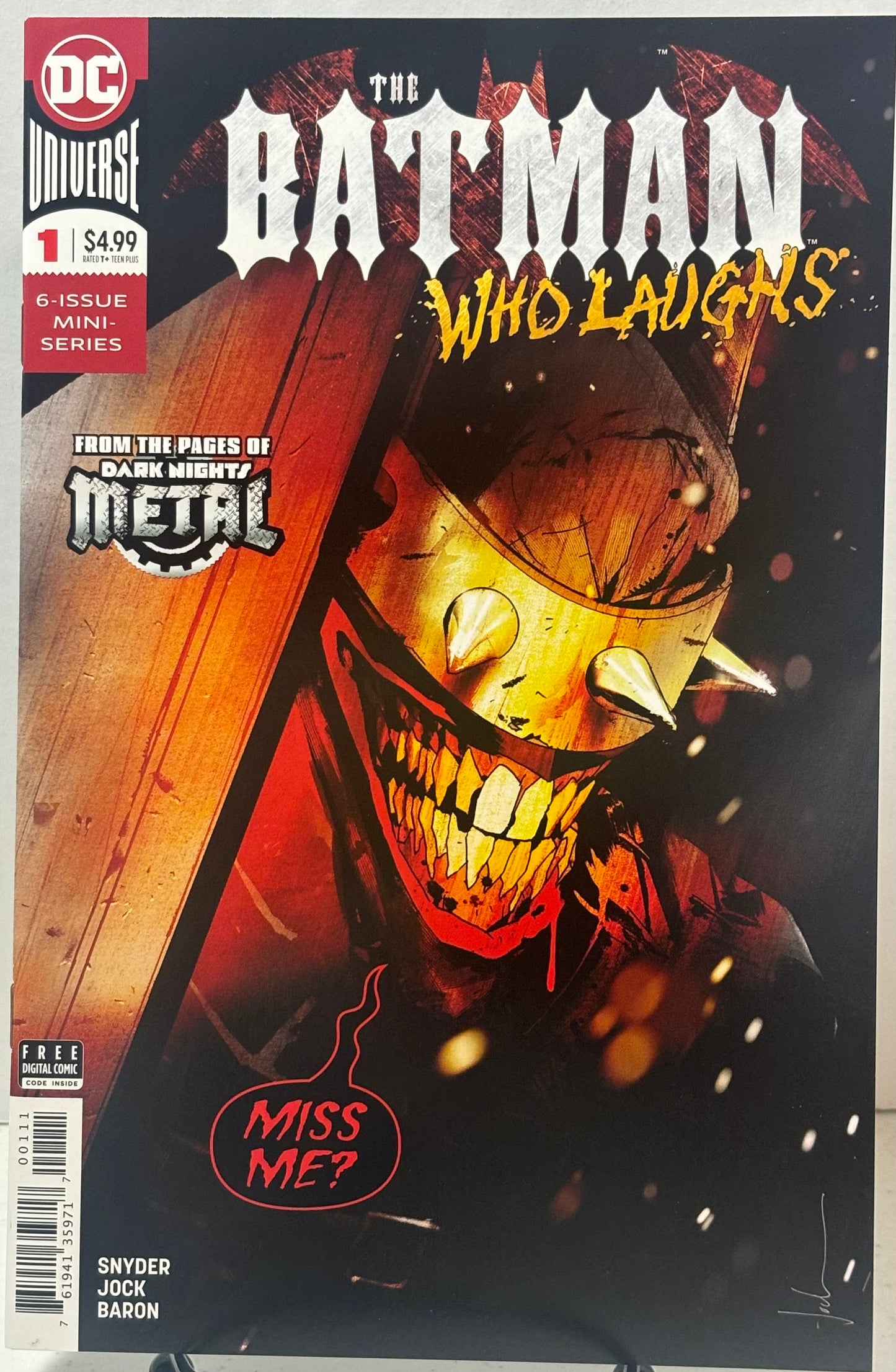 Batman Who Laughs #1 2019 DC comics