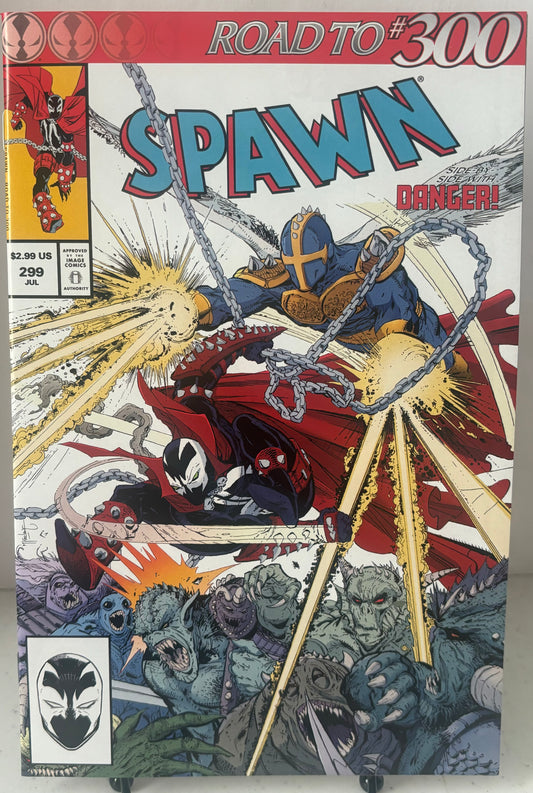 Spawn #299 Road to #300 Homage Cover by Todd McFarlane NM