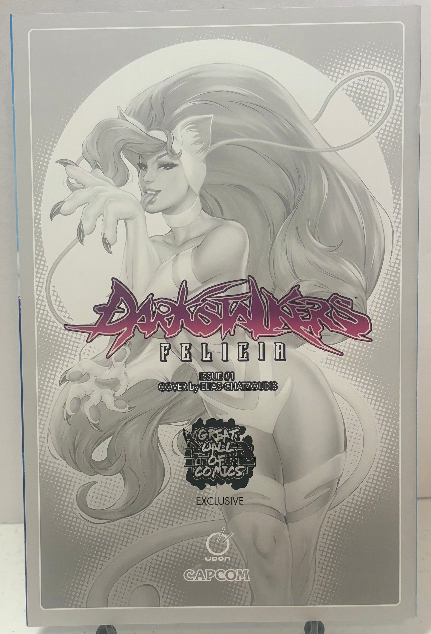 Darkstalkers: Felicia #1 Elias Chatzoudis Blue Variant NM Ltd 400 W/COA NM