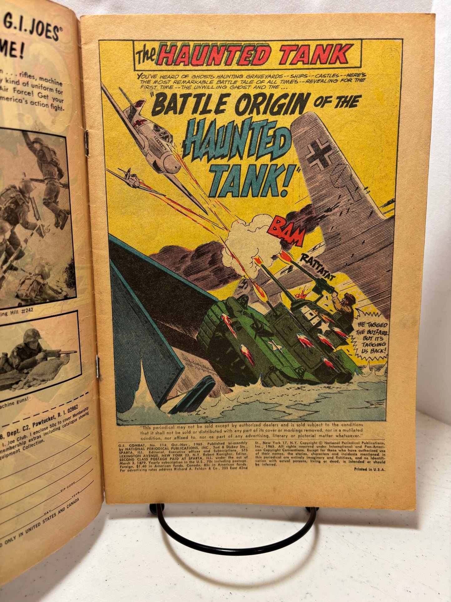 G.I. Combat #114 1965 Origin of the Haunted Tank