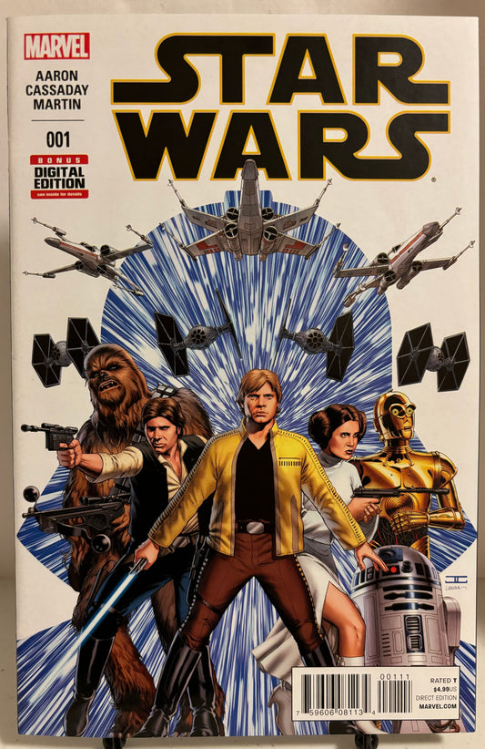 Star Wars #1 Main Cover NM First 1st Print Marvel 2015 Aaron Cassaday