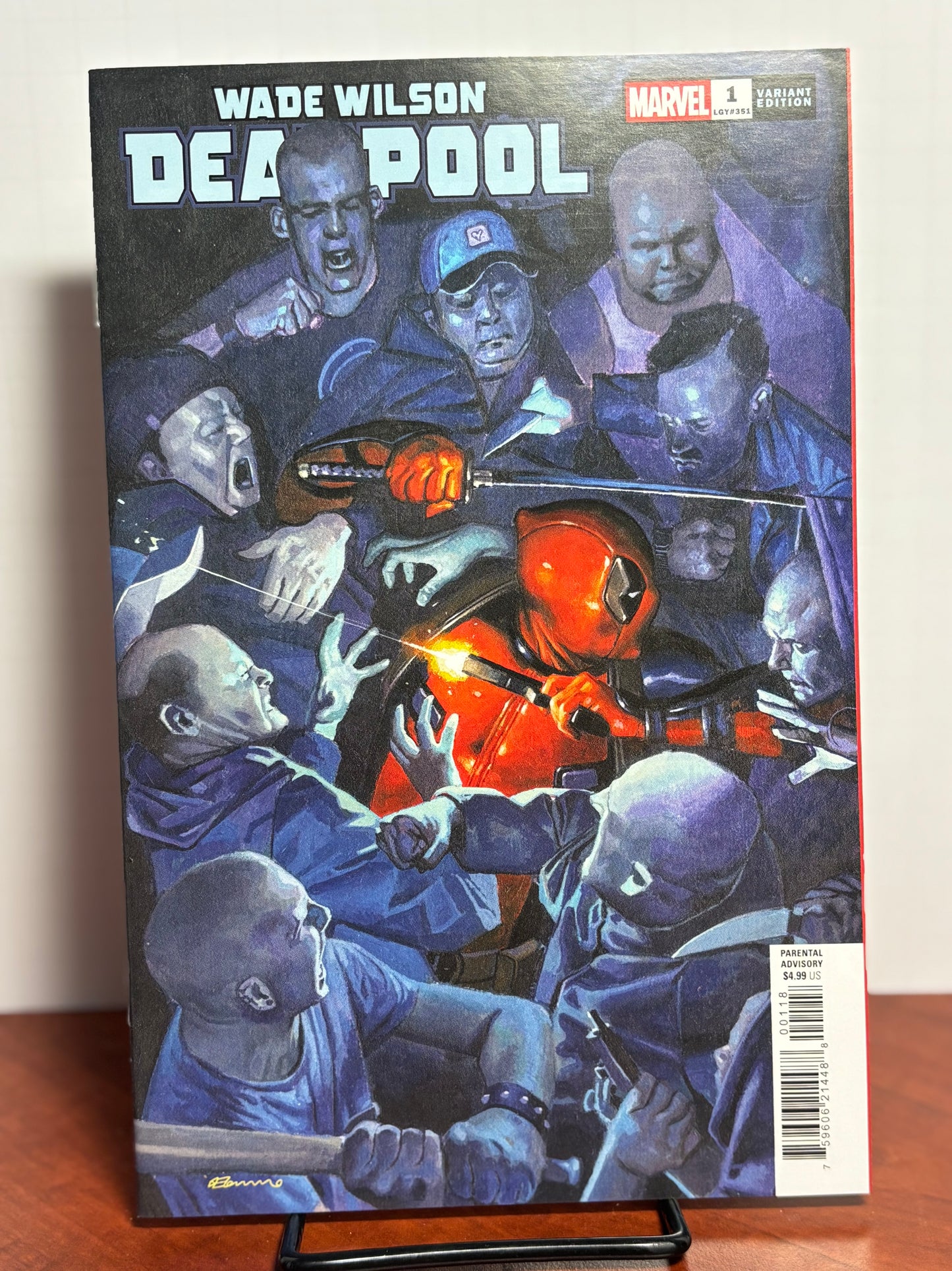 Wade Wilson Deadpool 1 Variant Edition 1:25 Incentive Ratio NM