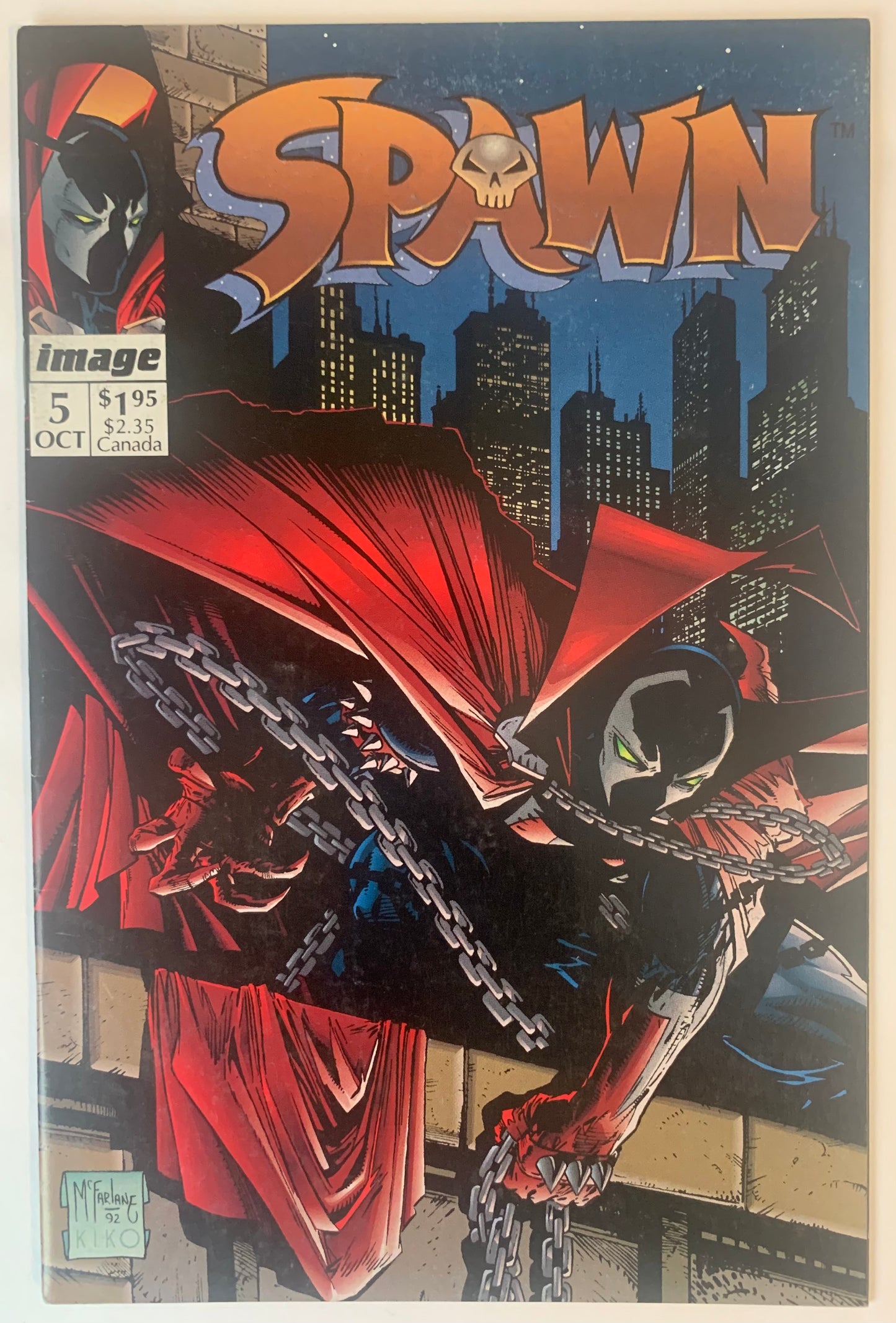 Spawn #5 (1992) Image Comics VF- (pre-owned)