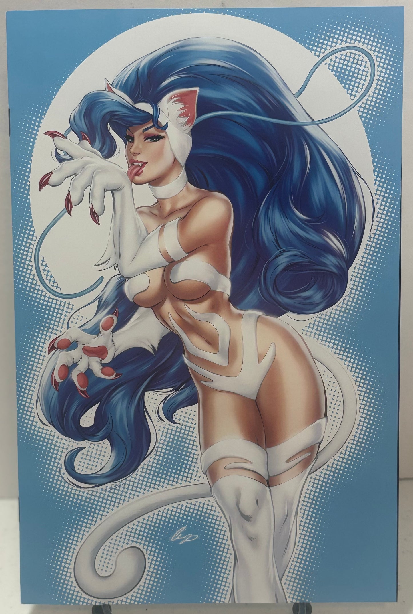 Darkstalkers: Felicia #1 Elias Chatzoudis Blue Variant NM Ltd 400 W/COA NM