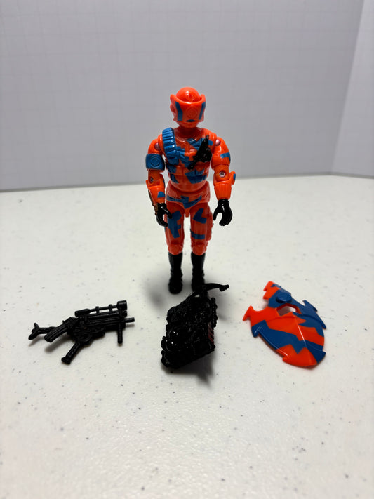 1989 GI Joe Cobra Viper V1 w/Backpack and Weapons