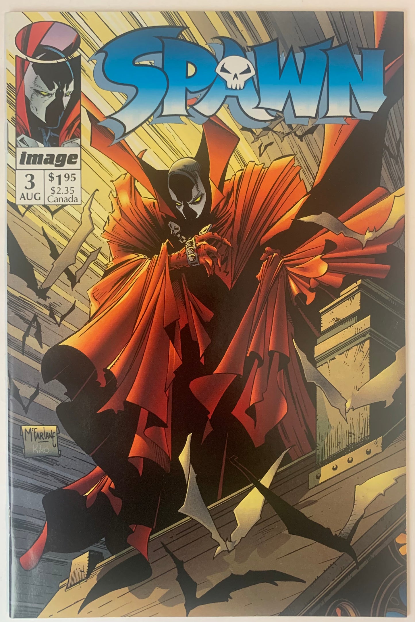 Spawn #3 (1992) Image Comics VF (pre-owned)