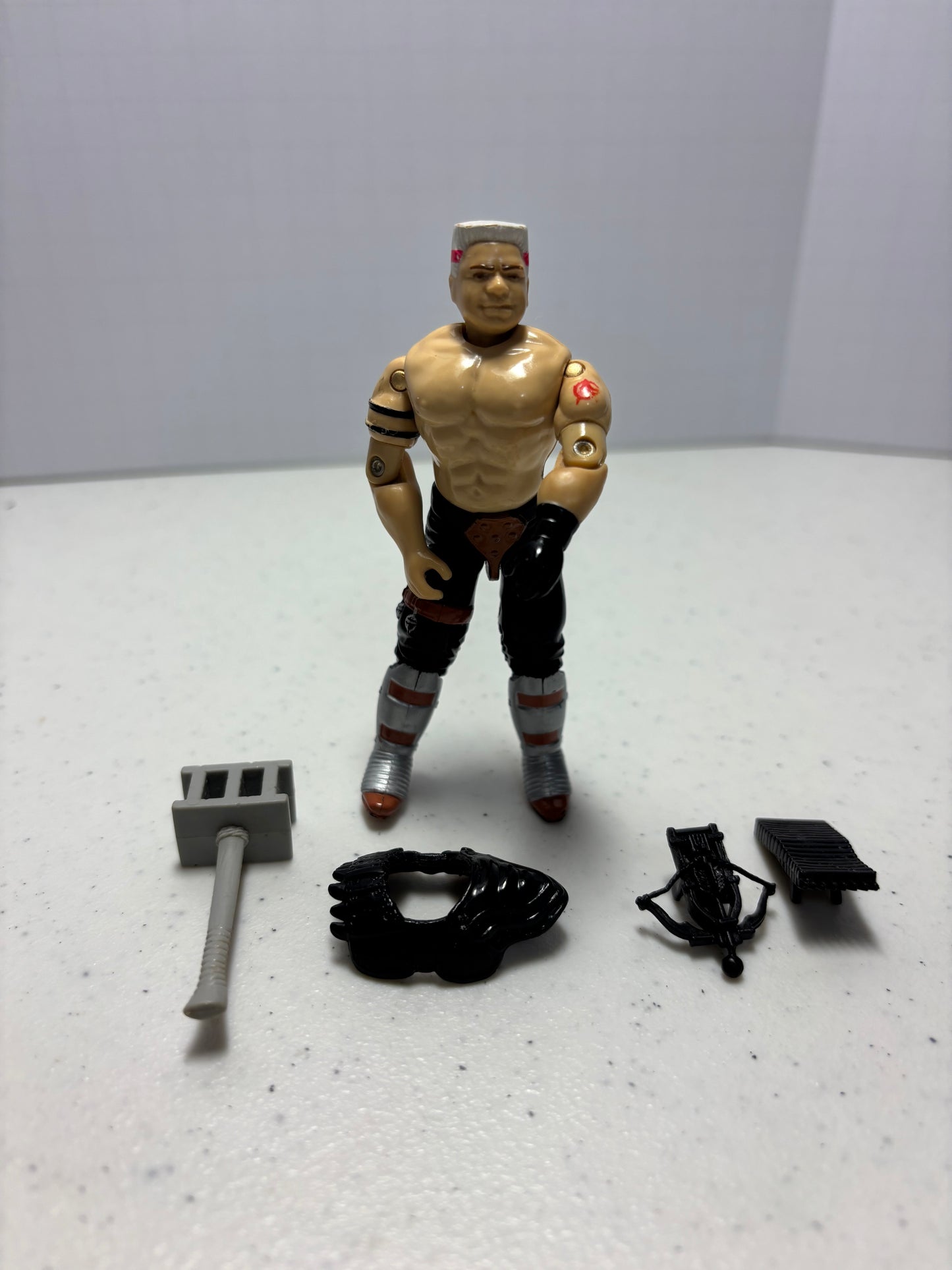 1988 GI Joe Dreadnok Road Pig Action Figure with weapons