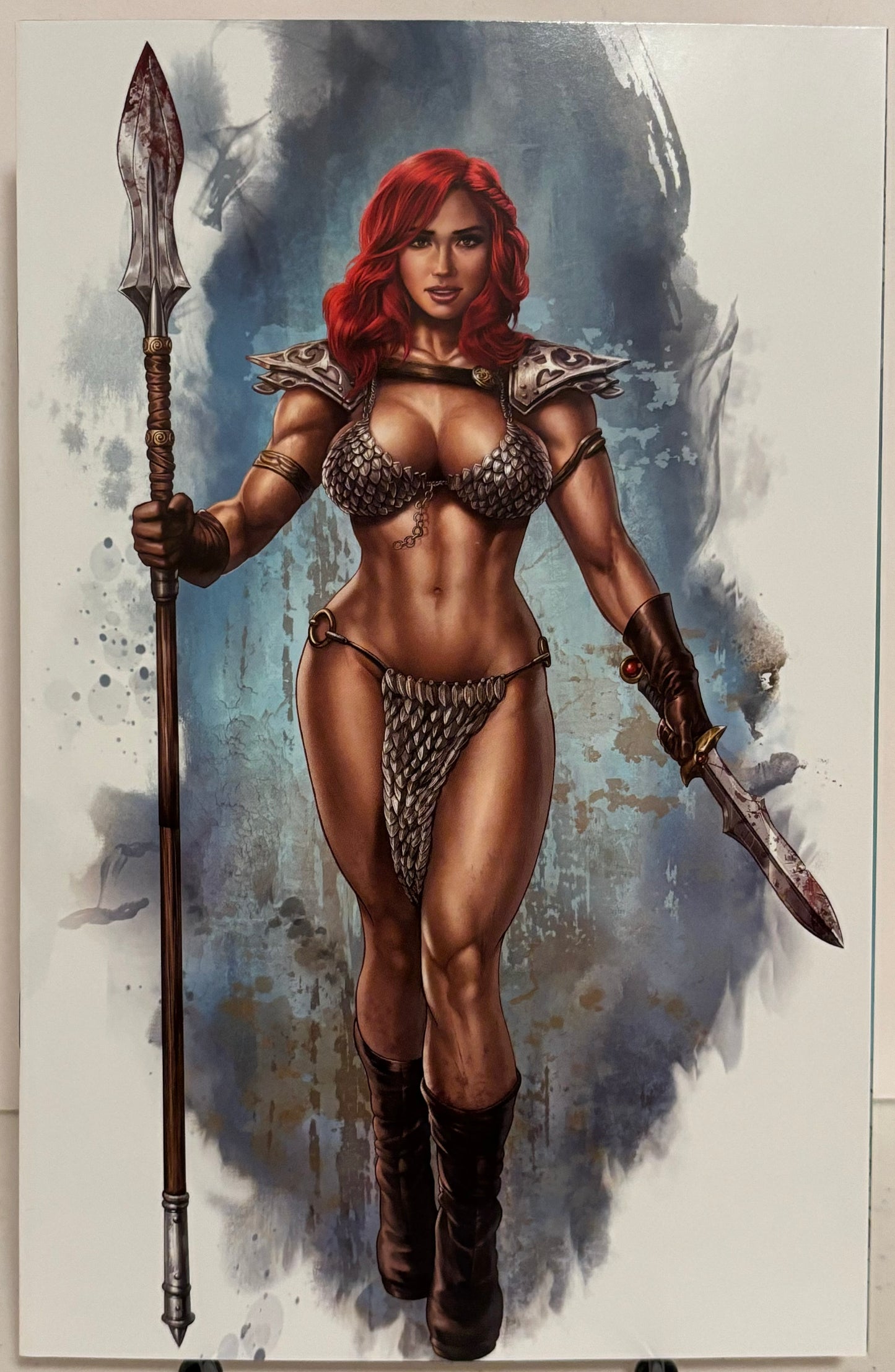 Immortal Red Sonja #4 Dominic Glover Exclusive Virgin Variant LTD 430 NM