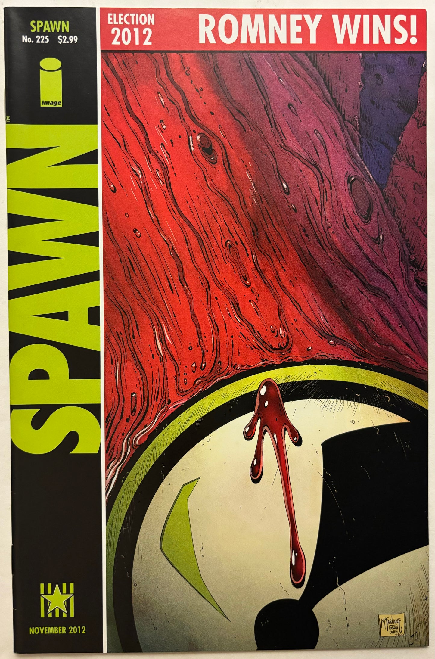 Spawn #225 VF / NM Cover by Todd McFarlane De-Programmed: Part 1 of 2 (pre-owned)