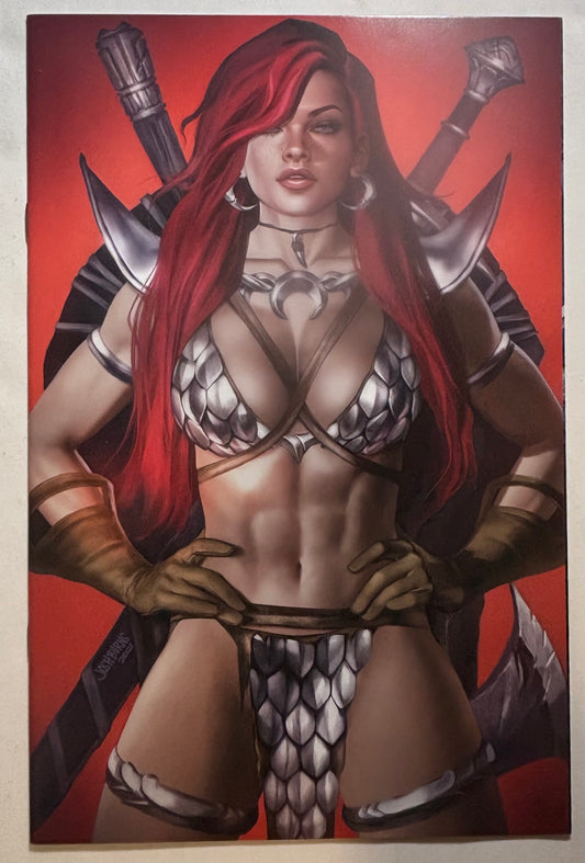 Invincible Red Sonja #1 Josh Burns Virgin Exclusive LTD 500 NM w/COA (pre-owned)