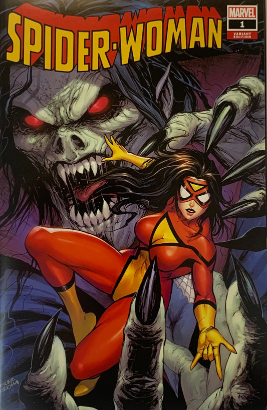 Spider-Woman 1 Exclusive Trade Dress Variant by Tyler Kirkham NM (pre-owned)