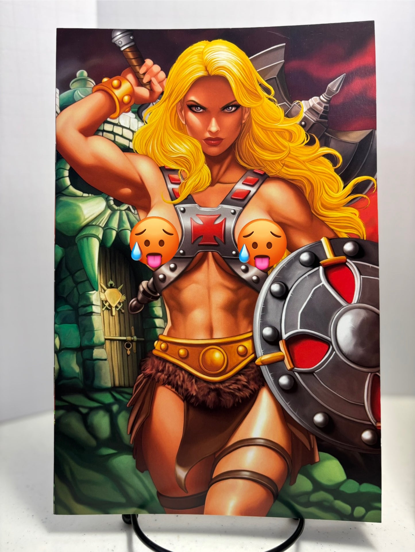 Cool Comics Cover Gallery Jose Cano He-Man Cosplay 3 Comic Virgin set NM