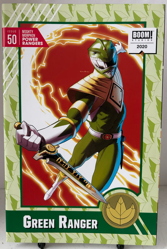 Mighty Morphin Power Rangers Issue 50 Green Ranger 1:25 Anka Variant Boom! NM