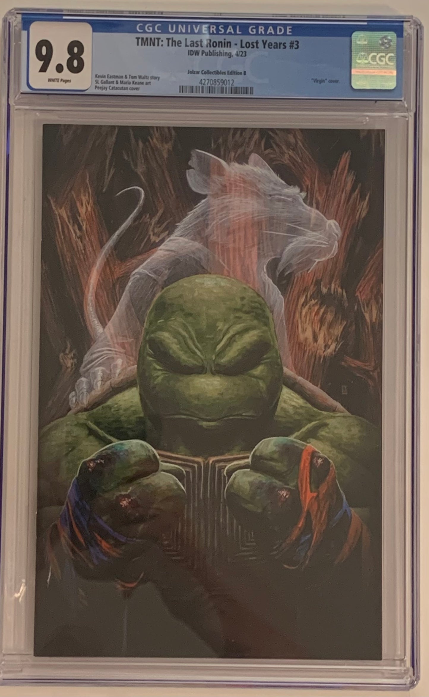 TMNT: The Last Ronin - Lost Years #3 CGC 9.8 Virgin Cover (pre-owned)