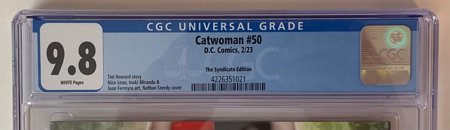 CGC 9.8 Catwoman #50 The Syndicate Edition Nathan Szerdy Trade Dress Variant (pre-owned)