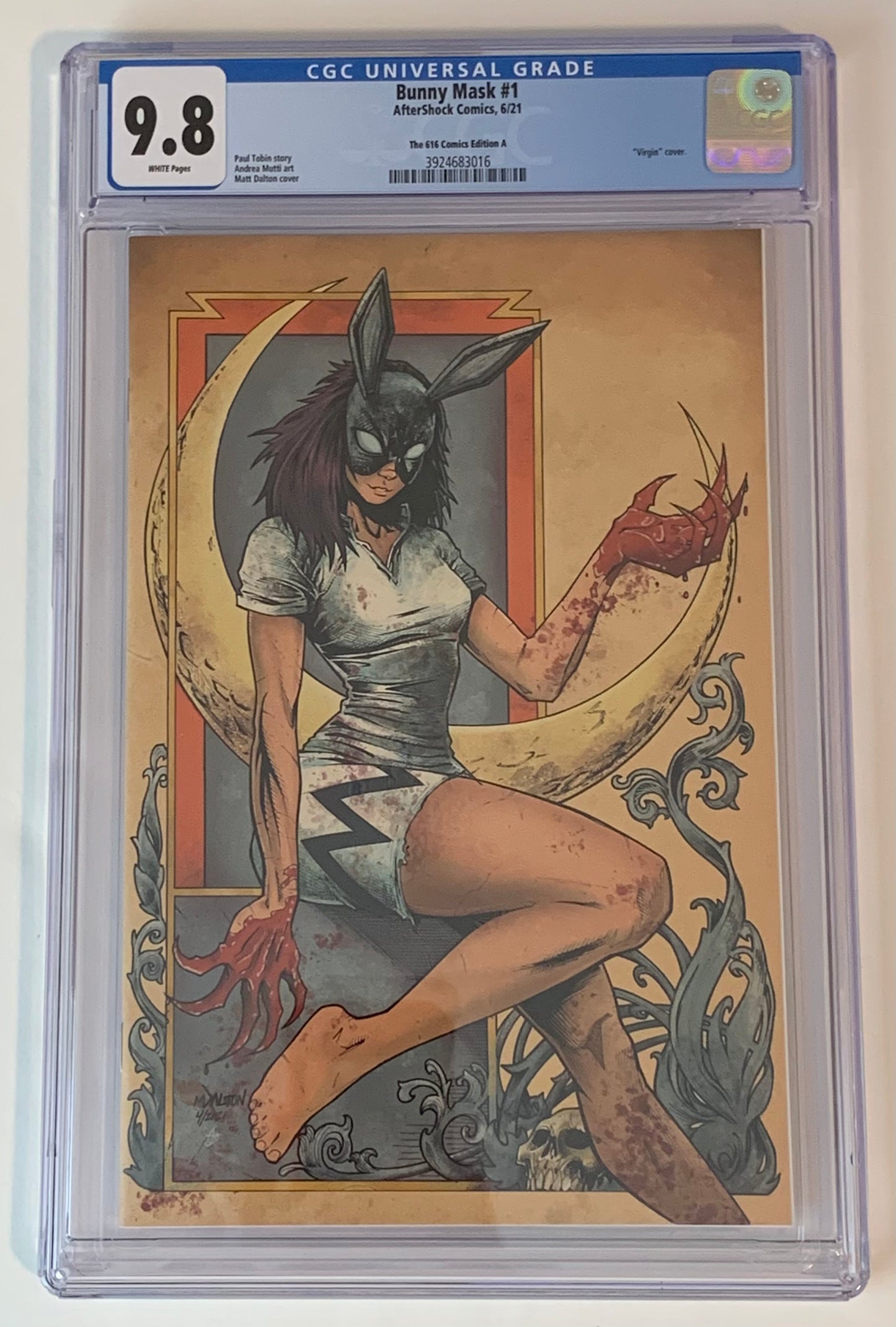 Bunny Mask #1 CGC 9.8 616 Comics Edition A Dalton Virgin Cover Ltd 350 Variant (pre-owned)