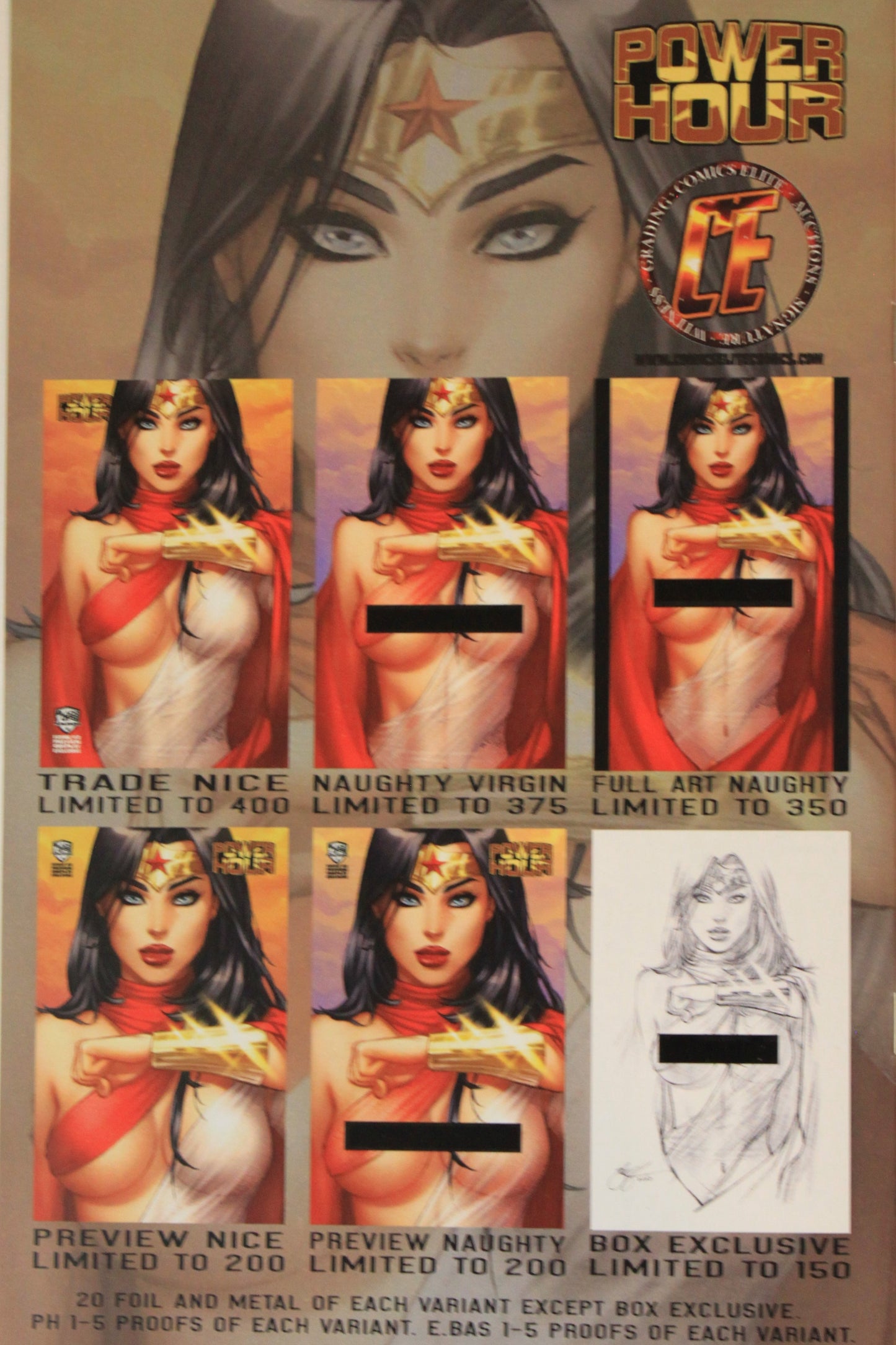 Power Hour #2 Preview EBAS Princess Of Power Trade Cover Black Ops Publishing NM