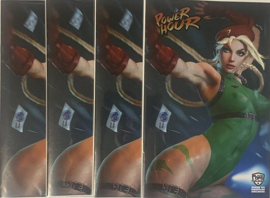 Power Hour #1 Shikarii Cammy Street Fighter Set of Four NM (pre-owned)