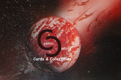 Cosmic Comics, Cards, & Collectibles logo